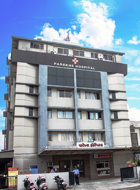 Parekhs Hospital Building hip replacement in Ahmedabad